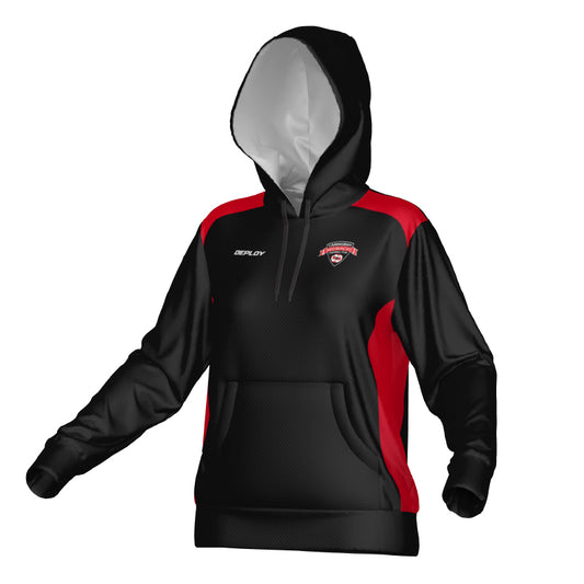 Caringbah Redbacks Football Club - Versa Hoodie - Womens