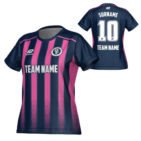 Classic Womens Jersey - Navy & Pink