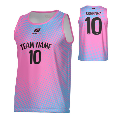 Dots Sports Singlet - Pink