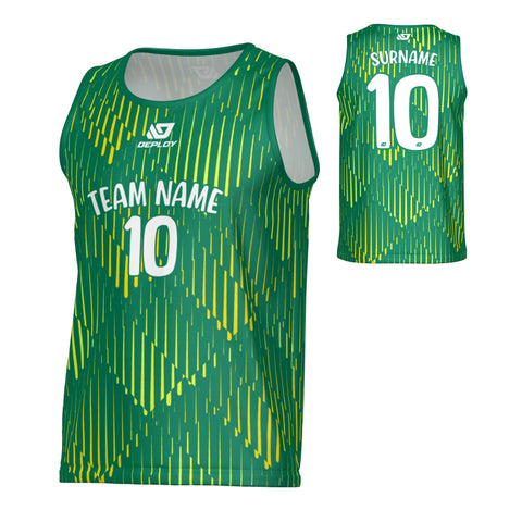 Drips Sports Singlet - Green