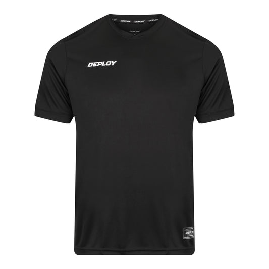 Deploy Legacy Football Jersey - Black - Deploy Football - Australia's Best Footballs & Soccer Balls