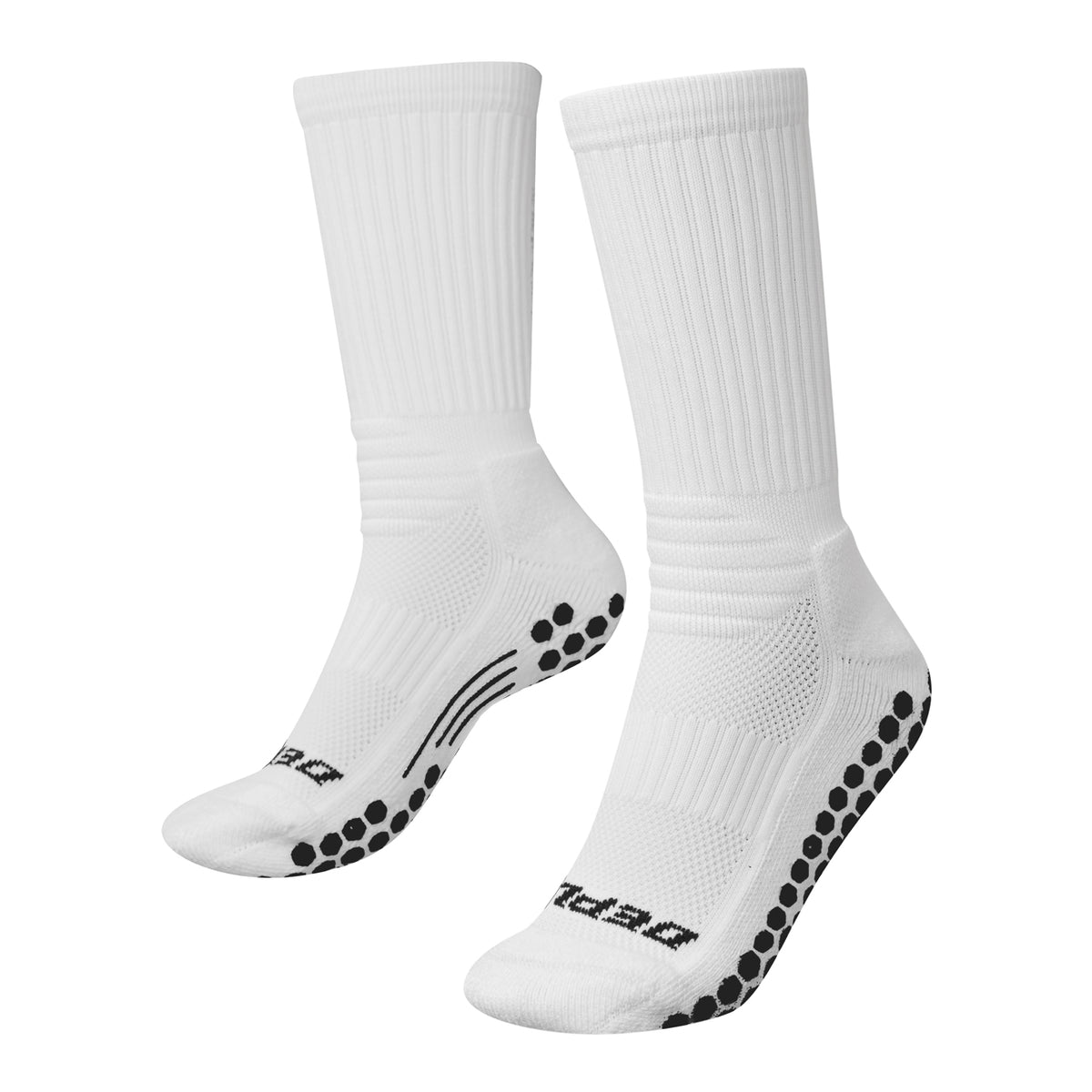 Deploy Pro Football Grip Socks - White - Deploy Football - Australia's Best Footballs & Soccer Balls