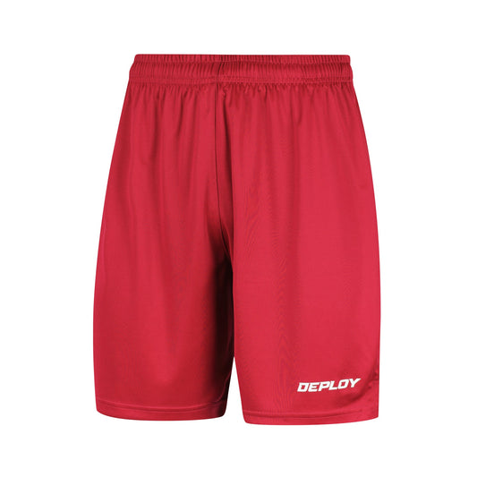 Deploy Legacy Football Shorts - RED - Deploy Football - Australia's Best Footballs & Soccer Balls