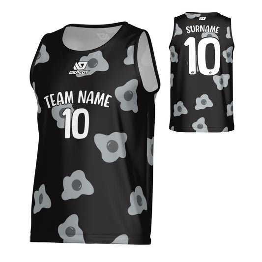 Egg Sports Singlet - Black