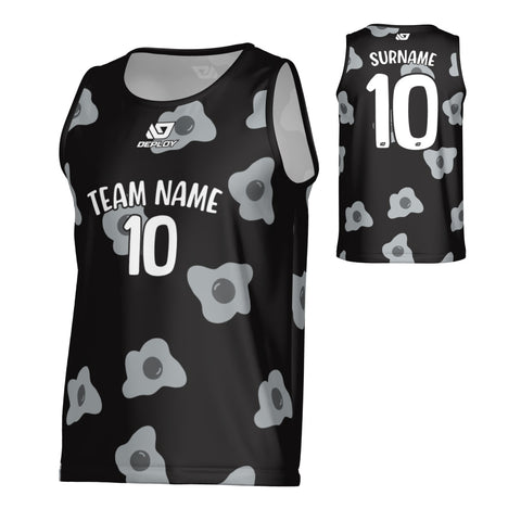 Egg Sports Singlet - Black