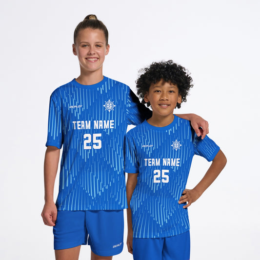 Flight Jersey Faded - Royal Blue