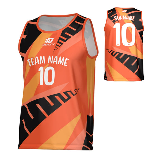 Fern Sports Singlet - Orange