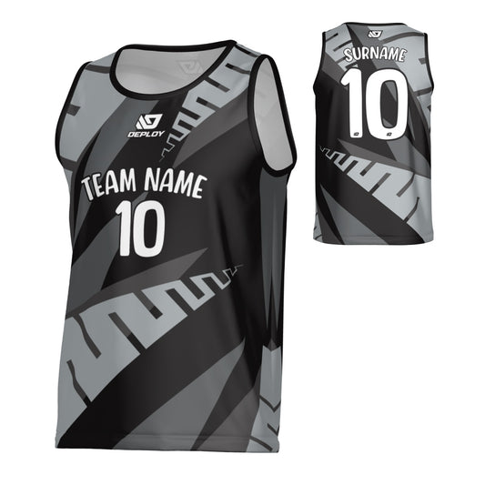 Fern Sports Singlet - Black