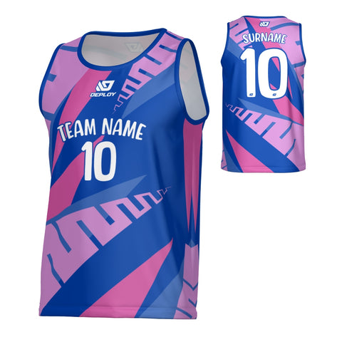Fern Sports Singlet - Royal Blue