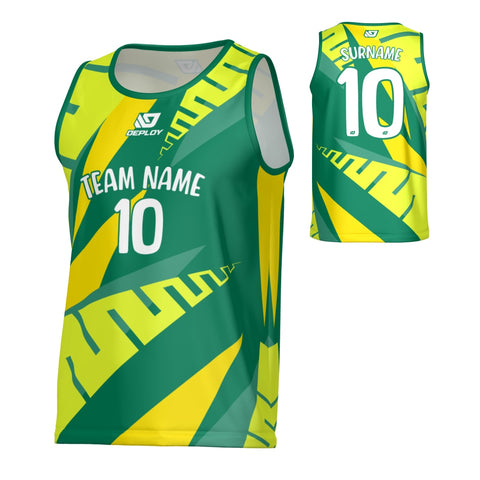 Fern Sports Singlet - Green