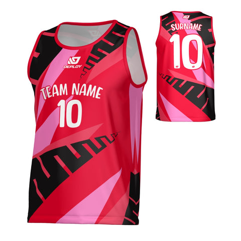 Fern Sports Singlet - Red