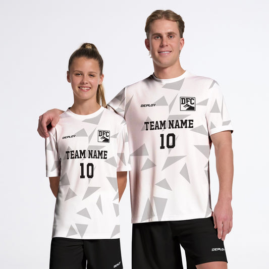 Flight Jersey Fragments - White - Deploy Football - Australia's Best Footballs & Soccer Balls