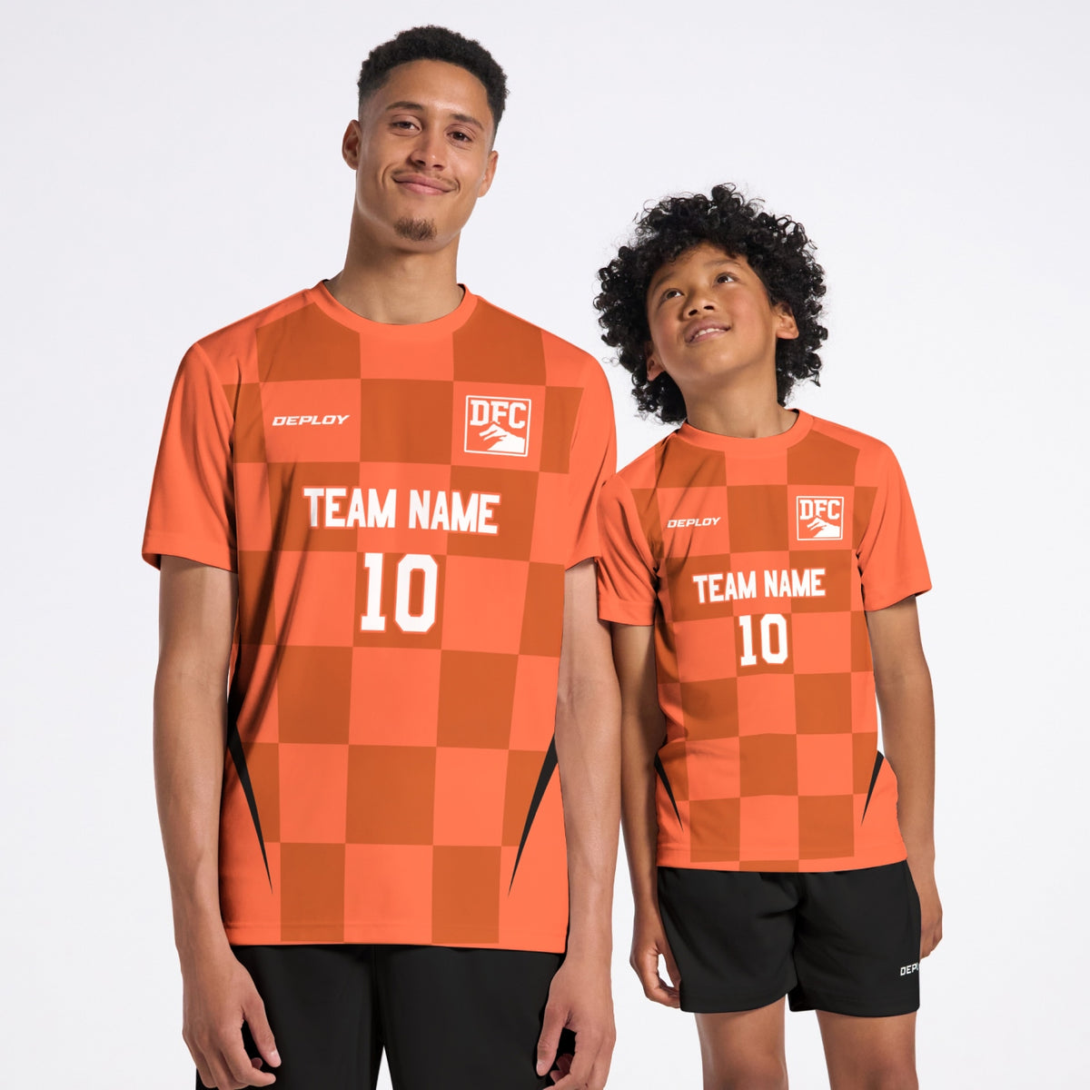 Flight Jersey Checkers - Orange