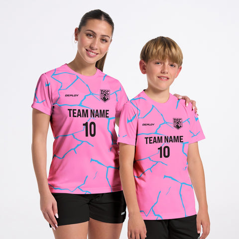 Flight Jersey Cracks - Pink - Deploy Football - Australia's Best Footballs & Soccer Balls