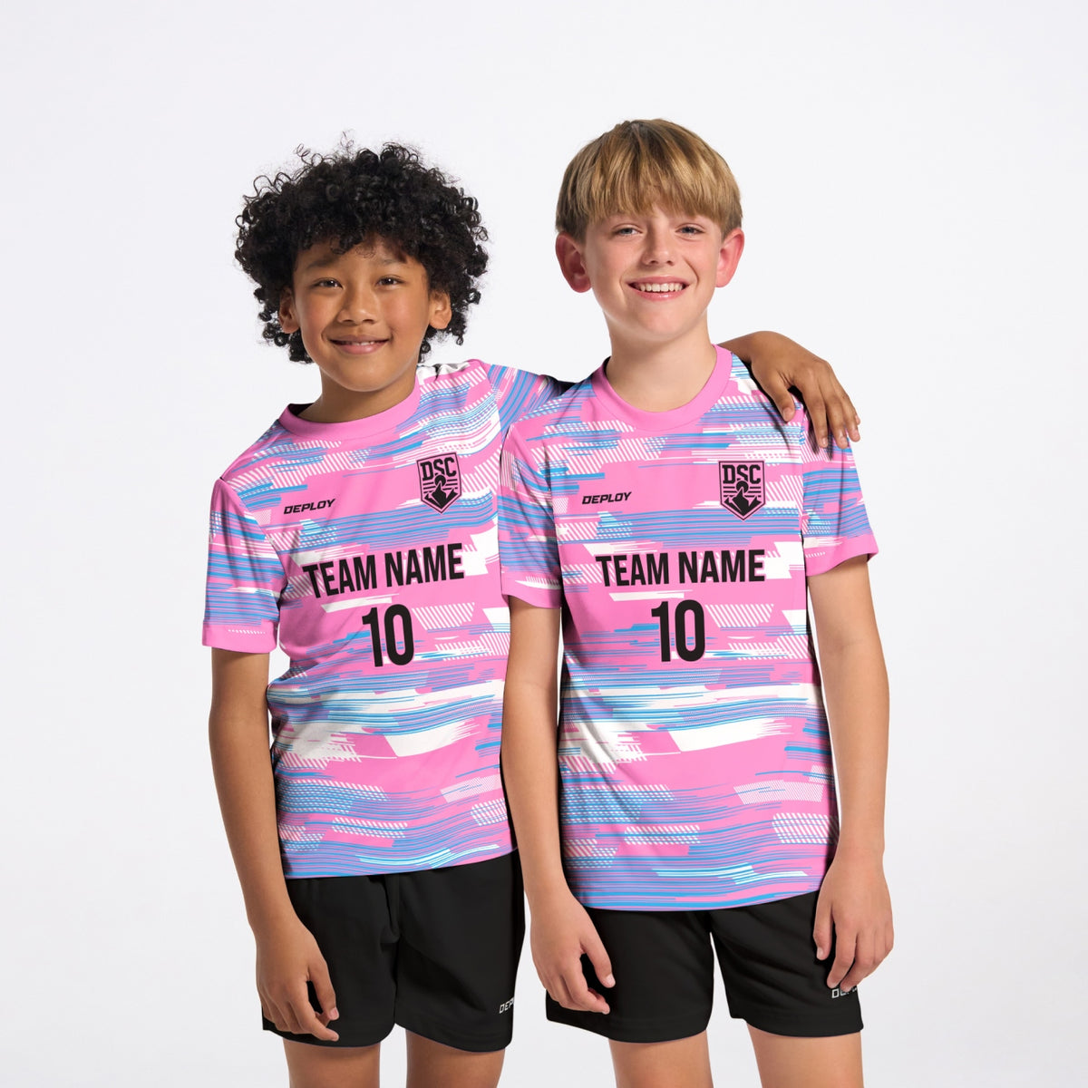 Flight Jersey Glitch - Pink - Deploy Football - Australia's Best Footballs & Soccer Balls