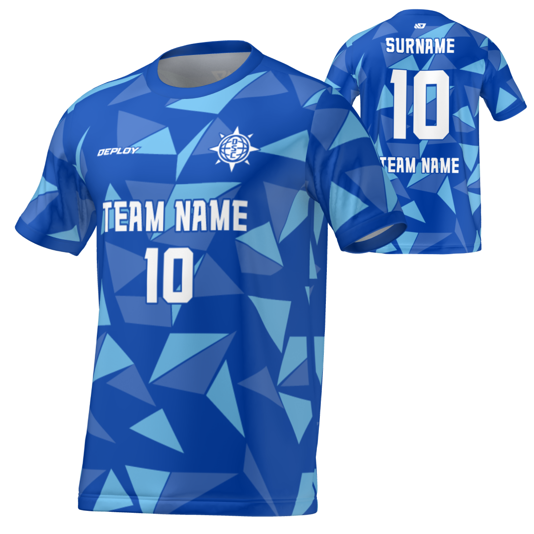 Flight Jersey Fragments - Royal Blue - Deploy Football - Australia's Best Footballs & Soccer Balls