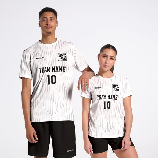 Flight Jersey Faded - White - Deploy Football - Australia's Best Footballs & Soccer Balls