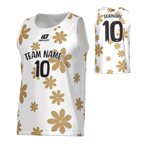 Flower Sports Singlet - White