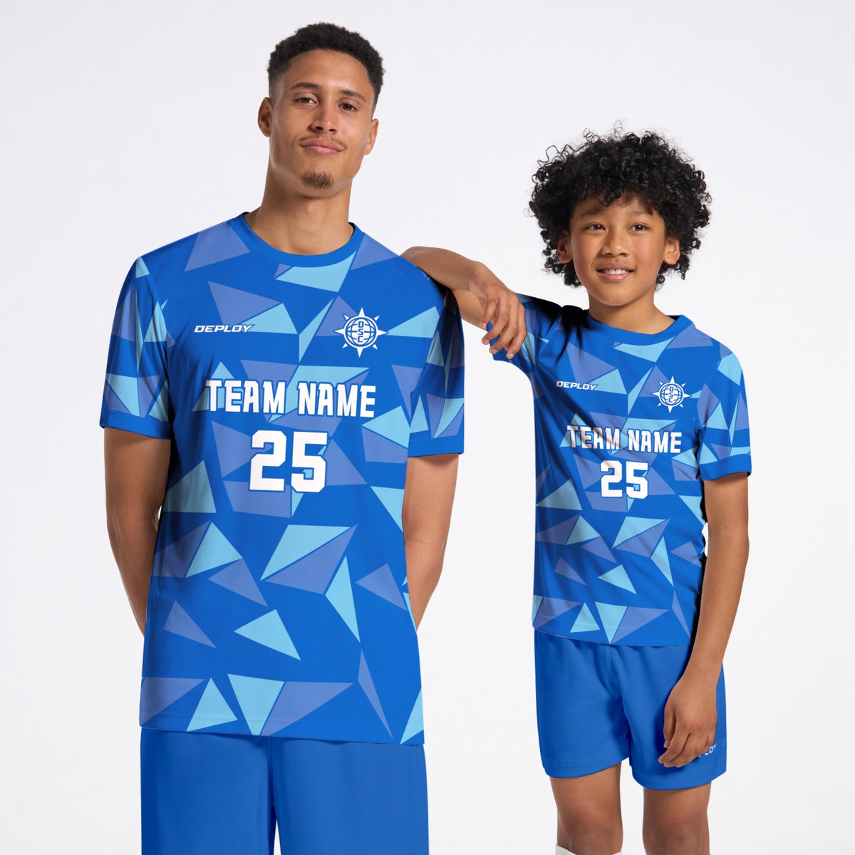 Flight Jersey Fragments - Royal Blue - Deploy Football - Australia's Best Footballs & Soccer Balls
