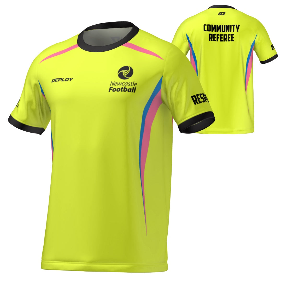 Football Newcastle - Community Referees Shirt - Deploy Football - Australia's Best Footballs & Soccer Balls
