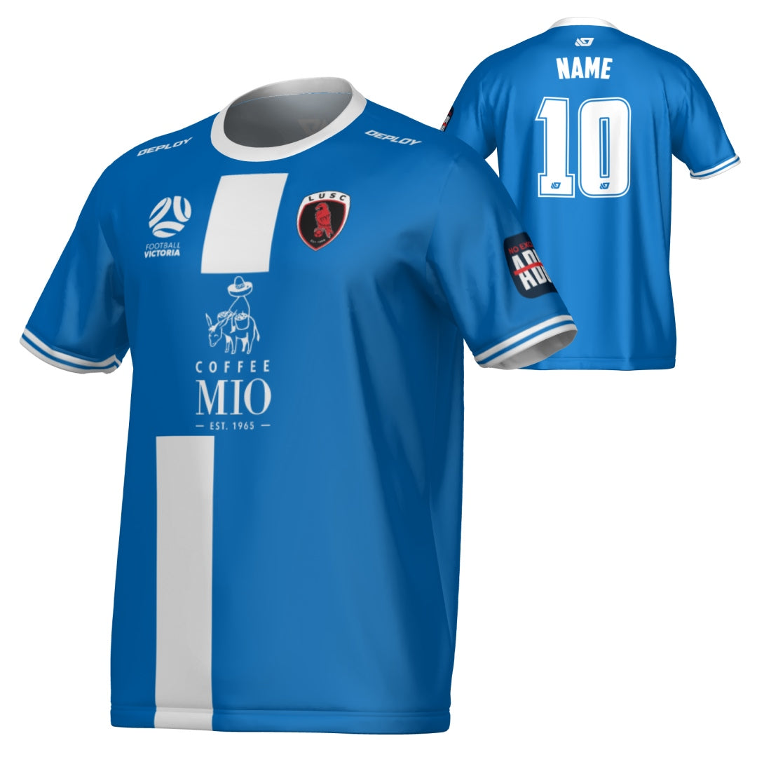 LA TROBE UNIVERSITY SOCCER CLUB - JUNIOR BOYS U7 U11 U12 U14 ONLY - AWAY JERSEY