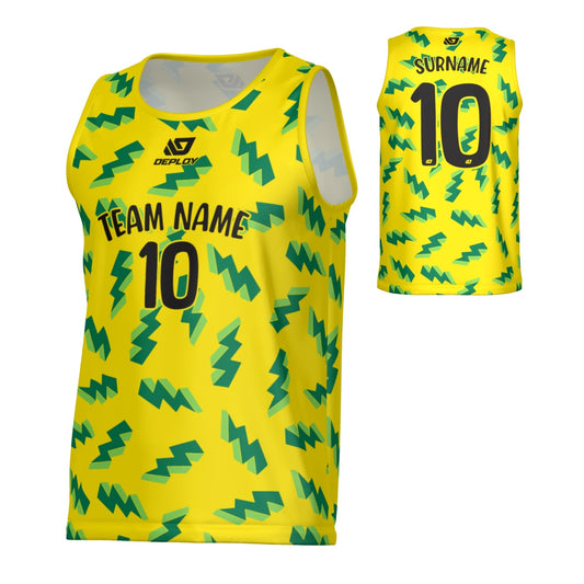 Lightning Sports Singlet - Yellow