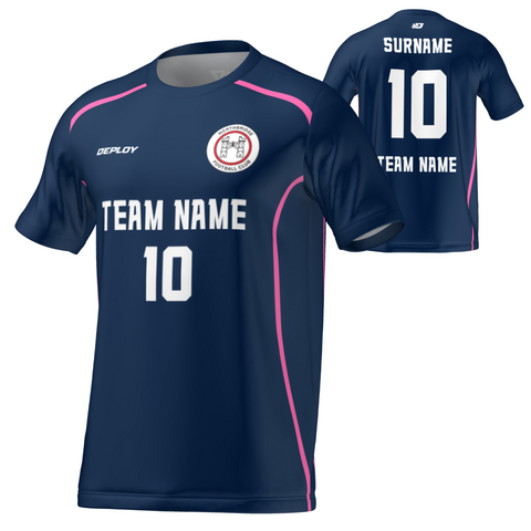 Northbridge FC - Flight Jersey Lines- Navy/Pink