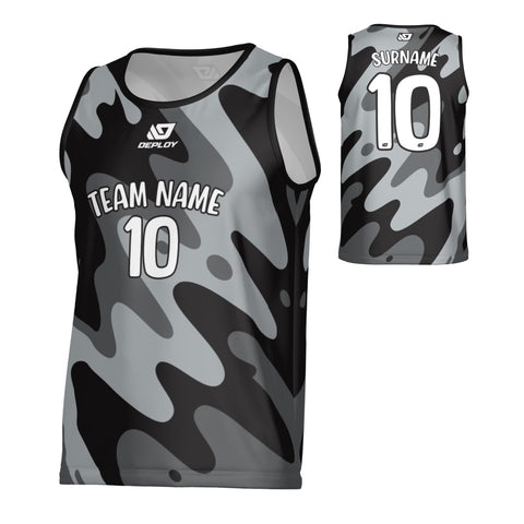 Liquid Sports Singlet - Black