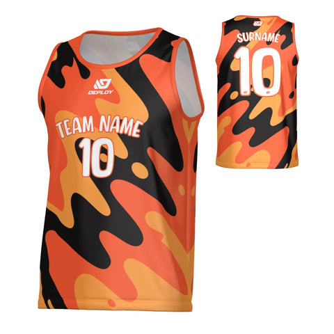 Liquid Sports Singlet - Orange