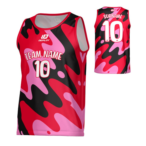 Liquid Sports Singlet - Red