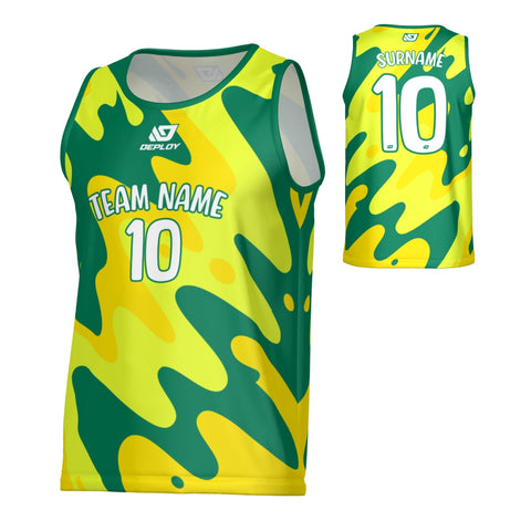 Liquid Sports Singlet - Green