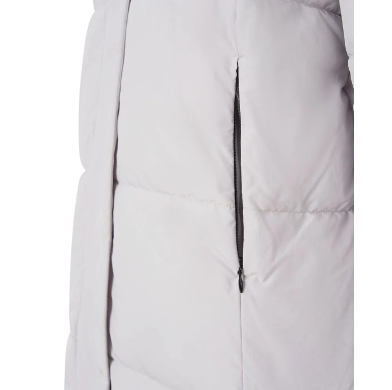 Sutherland Sharks FC - Lunar Women's Puffer Jacket - STONE - Deploy Football - Australia's Best Footballs & Soccer Balls