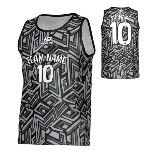 Maze Sports Singlet - Black