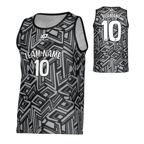 Maze Sports Singlet - Black