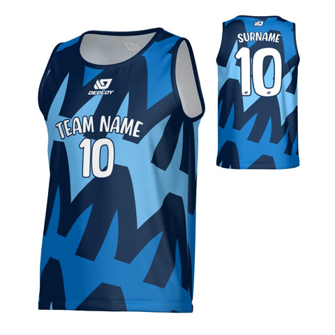 Mirage Sports Singlet - Navy