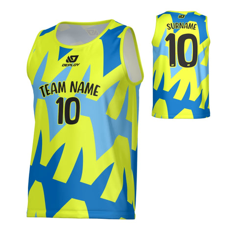 Mirage Sports Singlet - Neon Yellow