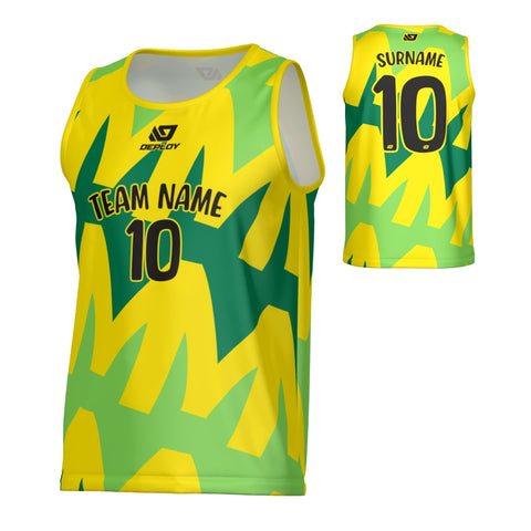 Mirage Sports Singlet - Yellow