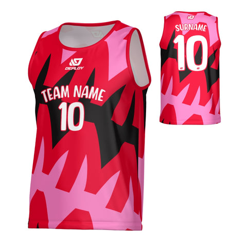 Mirage Sports Singlet - Red