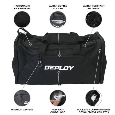Macquarie United FC (Dubbo) - Black Sportsbag