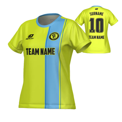 Edge Womens Jersey - Neon Yellow