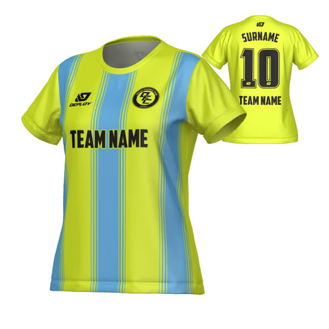 Pillars Womens Jersey - Neon Yellow