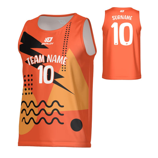 Nova Sports Singlet - Orange