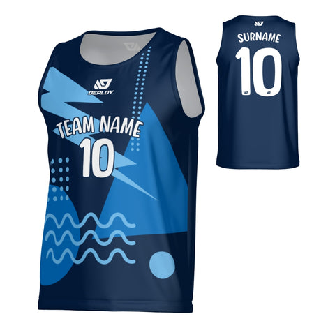 Nova Sports Singlet - Navy