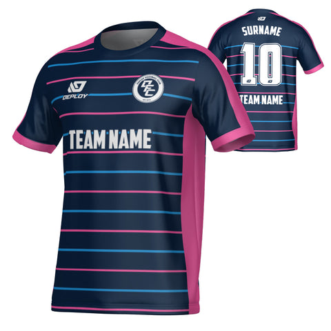 Cadence Jersey - Navy & Pink
