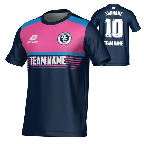 Horizon Jersey - Navy & Pink
