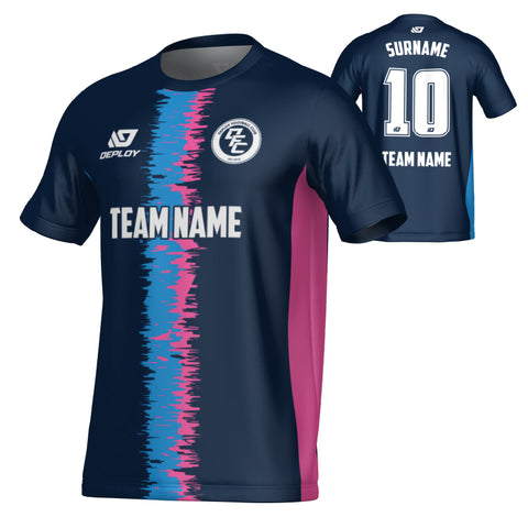 Rift Jersey - Navy & Pink
