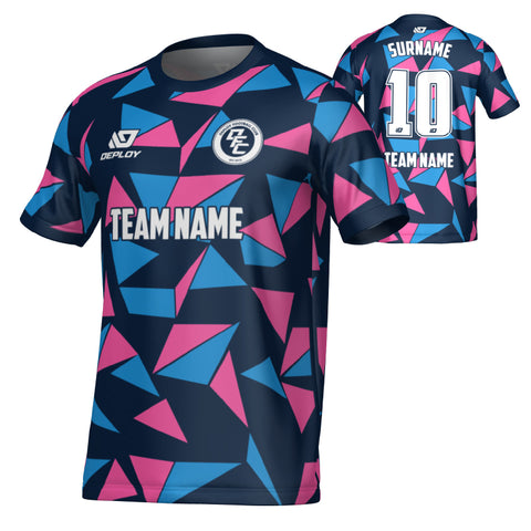 Shards Jersey - Navy & Pink