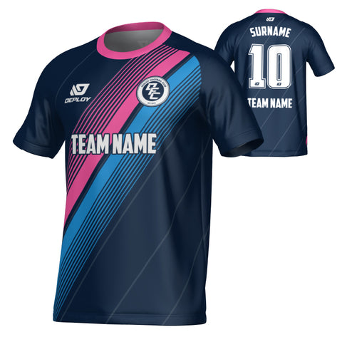 Velocity Jersey - Navy & Pink