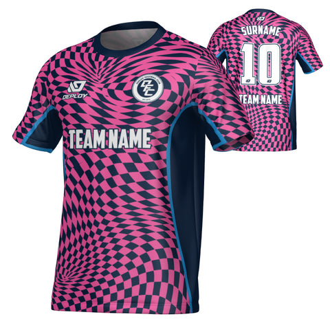 Vortex Jersey - Navy & Pink