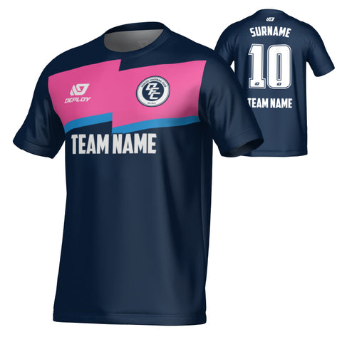 Zag Jersey - Navy & Pink